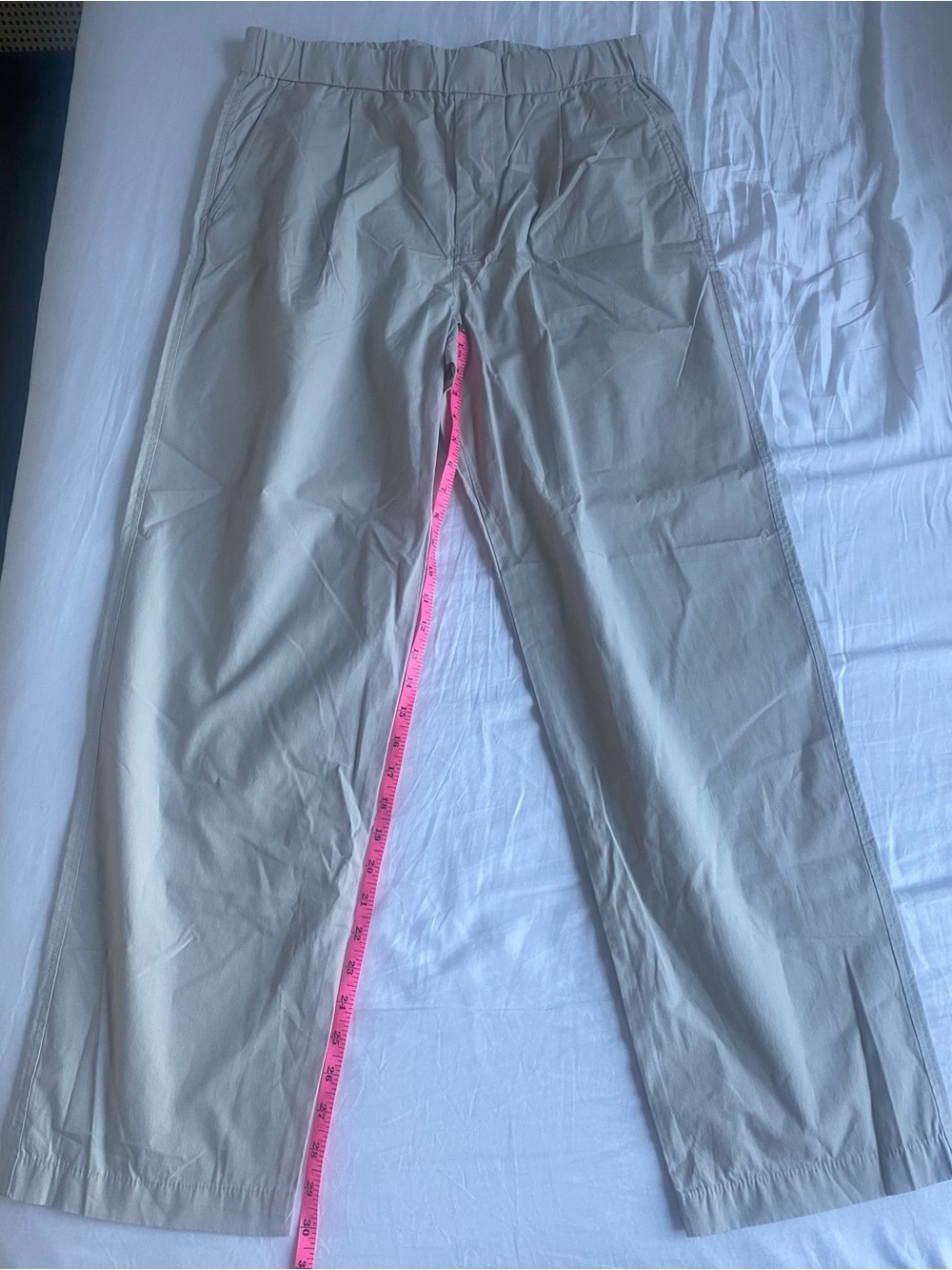 Men’s Madewell pleated Pull On Pant Size M (32-34 waist) x 30 in waist. NWT